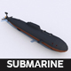 Submarine 3D Model - 3DOcean Item for Sale